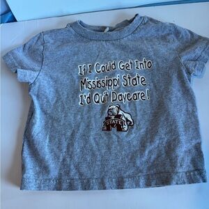 Rabbit Skins Gray Mississippi State Kids T-Shirt